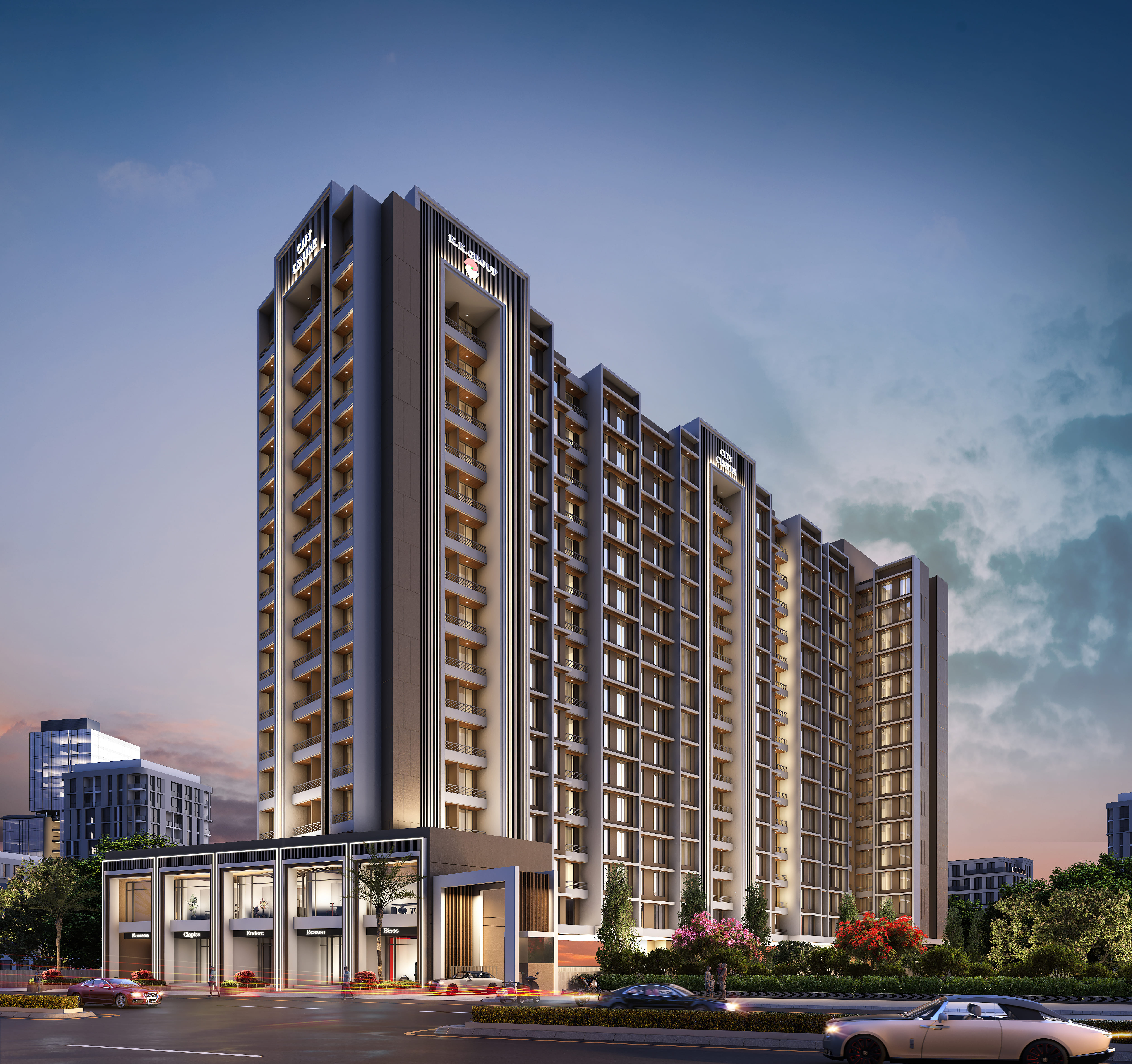 City Centre Night View